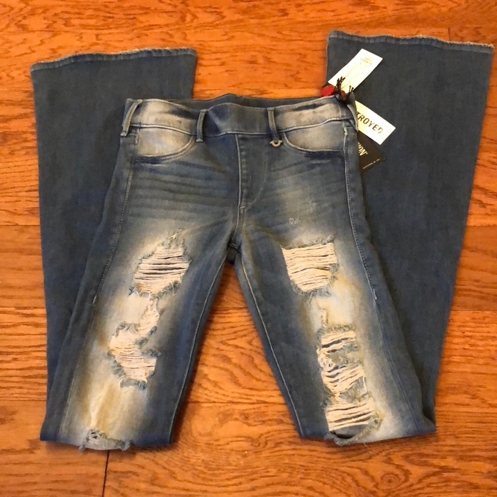 True Religion Runway Flare Legging Jean XS NWT